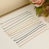 Picture of Vacuum Plating 304 Stainless Steel Ear Thread Threader Earrings With Loop 10.5cm, Post/ Wire Size: (21 gauge)