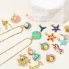 Image de 1 Pièce Breloques Bijoux d'Océan en Laiton Respectueux de la Nature Plaqué Or Véritable 18K Multicolore Émail