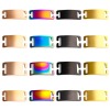 Picture of 2 PCs 304 Stainless Steel Pet ID Dog Collar Name Tag Blank Stamping Tags Connectors Charms Pendants Rectangle Mirror Polishing