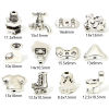 Picture of Zinc Based Alloy Spacer Beads For DIY Jewelry Making Antique Silver Color Shoes Motorcycle 3D