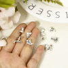 Picture of Zinc Based Alloy Spacer Beads For DIY Jewelry Making Antique Silver Color Shoes Motorcycle 3D