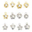 Picture of Eco-friendly 304 Stainless Steel Geometric Charms Multicolor Heart Flower Clear Rhinestone