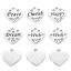 Picture of 304 Stainless Steel Charms Silver Tone Heart Corrosion 20mm x 19mm
