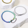 Picture of 304 Stainless Steel Snake Chain Bracelets 17cm(6 6/8") long