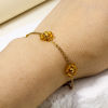 Picture of Vacuum Plating 304 Stainless Steel Handmade Link Chain Bracelets 18K Gold Plated With Lobster Claw Clasp And Extender Chain 17cm(6 6/8") long
