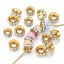 Bild von 2 Stück 304 Edelstahl Perlen für die Herstellung von DIY-Charme-Schmuck Rund Transparent Strass