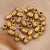 Image de 5 Pcs Perles pour DIY Fabrication de Bijoux en 304 Acier Inoxydable Respectueux de la Nature Géométrique Motif Sculpté Trou: env. 2mm