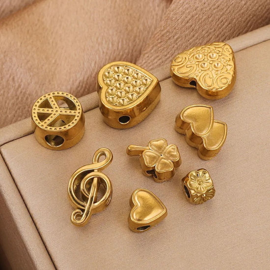 Picture of Eco-friendly 304 Stainless Steel Casting Beads For DIY Jewelry Making