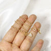Imagen de 1 Unidad Respetuoso del Medio Ambiente Latón Excensor de Cadena 14K Oro Real Chappado Micro Pave Claro Circón Artificial 5cm longitud