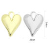 Immagine di 5 Pz Lega di Zinco San Valentino Ciondoli Pendenti Multicolore Cuore Liscio 3.4cm x 2.5cm