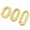 Picture of Eco-friendly Brass Bolt Spring Ring Clasps Oval 18K Real Gold Plated