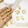 Picture of Eco-friendly Brass Lobster Clasp Findings 18K Real Gold Plated