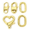 Picture of Eco-friendly Brass Lobster Clasp Findings 18K Real Gold Plated