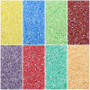 Picture of 10 Grams (Approx 70 PCs/Gram) Glass Seed Beads Round Bugle Multicolor Pearlized About 2.5mm Dia.