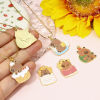Picture of Zinc Based Alloy Charms Gold Plated Multicolor Capybara Animal Enamel