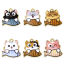 Picture of Zinc Based Alloy Charms Gold Plated Multicolor Cat Animal Fish Animal Enamel 18mm x 18mm