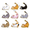 Picture of Zinc Based Alloy Charms Gold Plated Multicolor Cat Animal Animal Enamel 26mm x 25mm