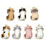 Immagine di 10 Pz Lega di Zinco Ciondoli Oro Placcato Multicolore Gatto Animale Smalto 24mm x 14mm