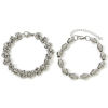 Imagen de 1 Unidad 304 Acero Inoxidable Cadena de Eslabones Hechos a Mano Pulseras Tono de Plata 19cm longitud