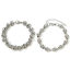 Picture of 304 Stainless Steel Handmade Link Chain Bracelets Silver Tone 19cm(7 4/8") long