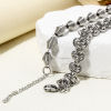 Imagen de 1 Unidad 304 Acero Inoxidable Cadena de Eslabones Hechos a Mano Pulseras Tono de Plata 19cm longitud