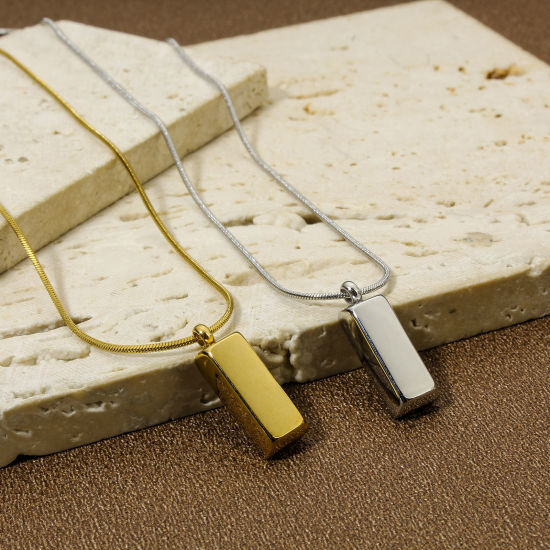 Изображение 1 ШТ вакуумное покрытие 304 Нержавеющая Сталь Геометрический Подвески Трапецоид Разноцветный