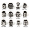 Picture of 304 Stainless Steel Beads For DIY Jewelry Making Antique Silver Color Texture