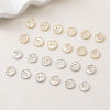 Picture of Shell & Brass Charms Multicolor Zodiac Constellation Hollow 18mm x 15mm