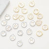 Picture of Shell & Brass Charms Multicolor Zodiac Constellation Hollow 18mm x 15mm