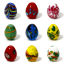 Picture of Lampwork Glass Beads For DIY Jewelry Making Oval Multicolor Spot About 17mm x 14mm, Hole: Approx 1.2mm