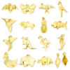 Picture of Eco-friendly Brass Origami Charms 18K Real Gold Plated Animal