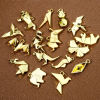 Picture of Eco-friendly Brass Origami Charms 18K Real Gold Plated Animal