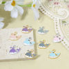 Bild von 10 Stück Zinklegierung Ozean Schmuck Charms Bunt Wal Emaille 16mm x 14mm