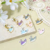 Bild von 10 Stück Zinklegierung Ozean Schmuck Charms Bunt Wal Emaille 16mm x 14mm
