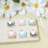Picture of Zinc Based Alloy Charms Multicolor Elephant Animal Enamel 17mm x 15mm