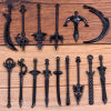 Picture of Zinc Based Alloy Pendants Black Sword Knife 3D