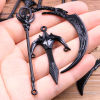 Picture of Zinc Based Alloy Pendants Black Sword Knife 3D