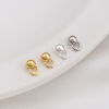 Picture of Eco-friendly Brass Bead Tips (Knot Cover) Calotte Crimp End Cap DIY Jewelry Making Supplies Ball Multicolor 6mm x 3.5mm