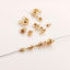Image de 10 Pcs Embouts de Perles (Cache-Nœuds) Calotte Embout à Sertir Fournitures de DIY Fabrication de Bijoux en Laiton Respectueux de la Nature Multicolore