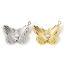 Picture of Eco-friendly 304 Stainless Steel Ins Style Charms Multicolor Butterfly Animal Clear Cubic Zirconia