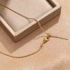 Picture of 304 Stainless Steel Adjustable Slider/ Slide Bolo Necklace For DIY Jewelry Making With Silicone Core Bead 44cm(17 3/8") long