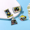 Imagen de 1 Unidad Galaxia Pin Broches Ventalla Universo Galaxia Multicolor Esmalte