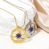 Picture of 304 Stainless Steel Charms Hamsa Symbol Hand Eye With Jump Ring