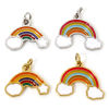 Picture of 304 Stainless Steel Charms Multicolor Rainbow With Jump Ring