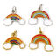 Picture of 304 Stainless Steel Charms Multicolor Rainbow With Jump Ring