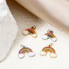 Picture of 304 Stainless Steel Charms Multicolor Rainbow With Jump Ring