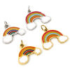 Picture of 304 Stainless Steel Charms Multicolor Rainbow With Jump Ring