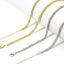 Picture of Eco-friendly Simple & Casual Simple Real Gold Plated Brass Curb Link Chain Necklace Unisex Party