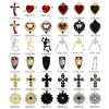 Picture of Zinc Based Alloy Halloween Charms Skeleton Skull Heart