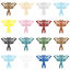 Image de 10 Pcs Pendentifs Estampe en Filigrane en Alliage de Fer Multicolore Papillon de nuit Éclipse de Lune Creux 4.1cm x 3.5cm
